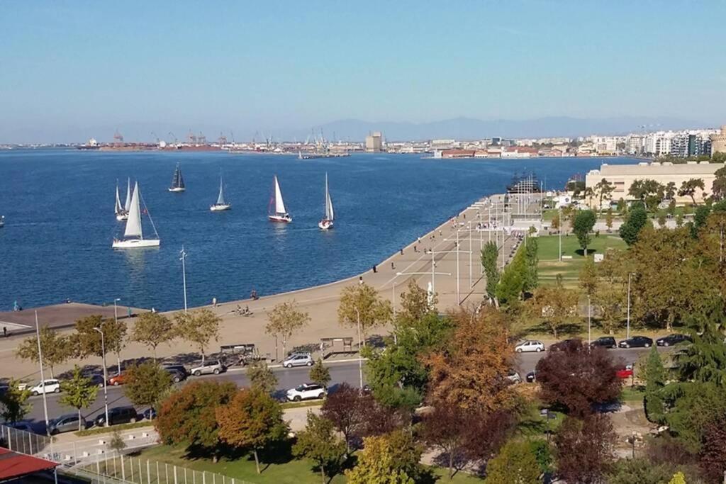 Sea & City Views, Aspa'S Apartment Thessaloniki Exterior foto